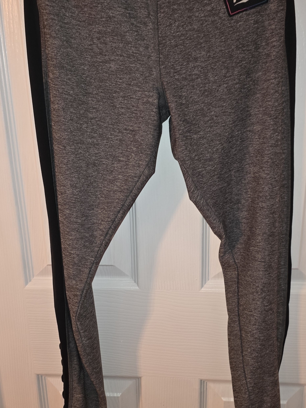 Victoria's Secret PINK Grey Joggers with Black Side Stripes